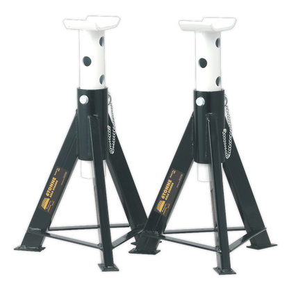SEALEY - AS6 Axle Stands (Pair) 6tonne Capacity per Stand - White