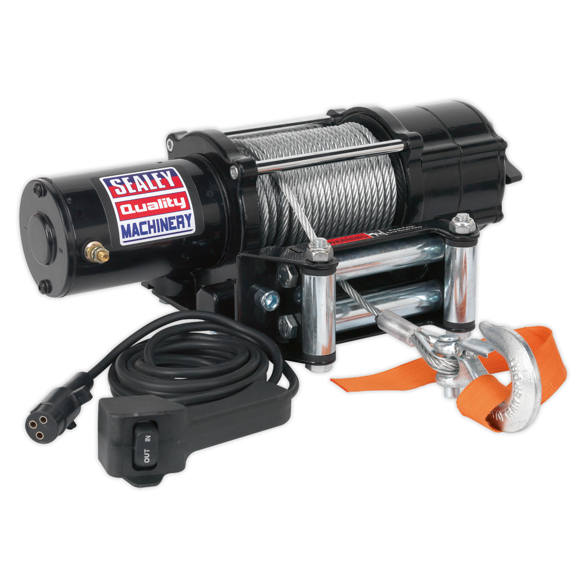 SEALEY - ATV2040 ATV/Quad Recovery Winch 2040kg (4500lb) Line Pull 12V