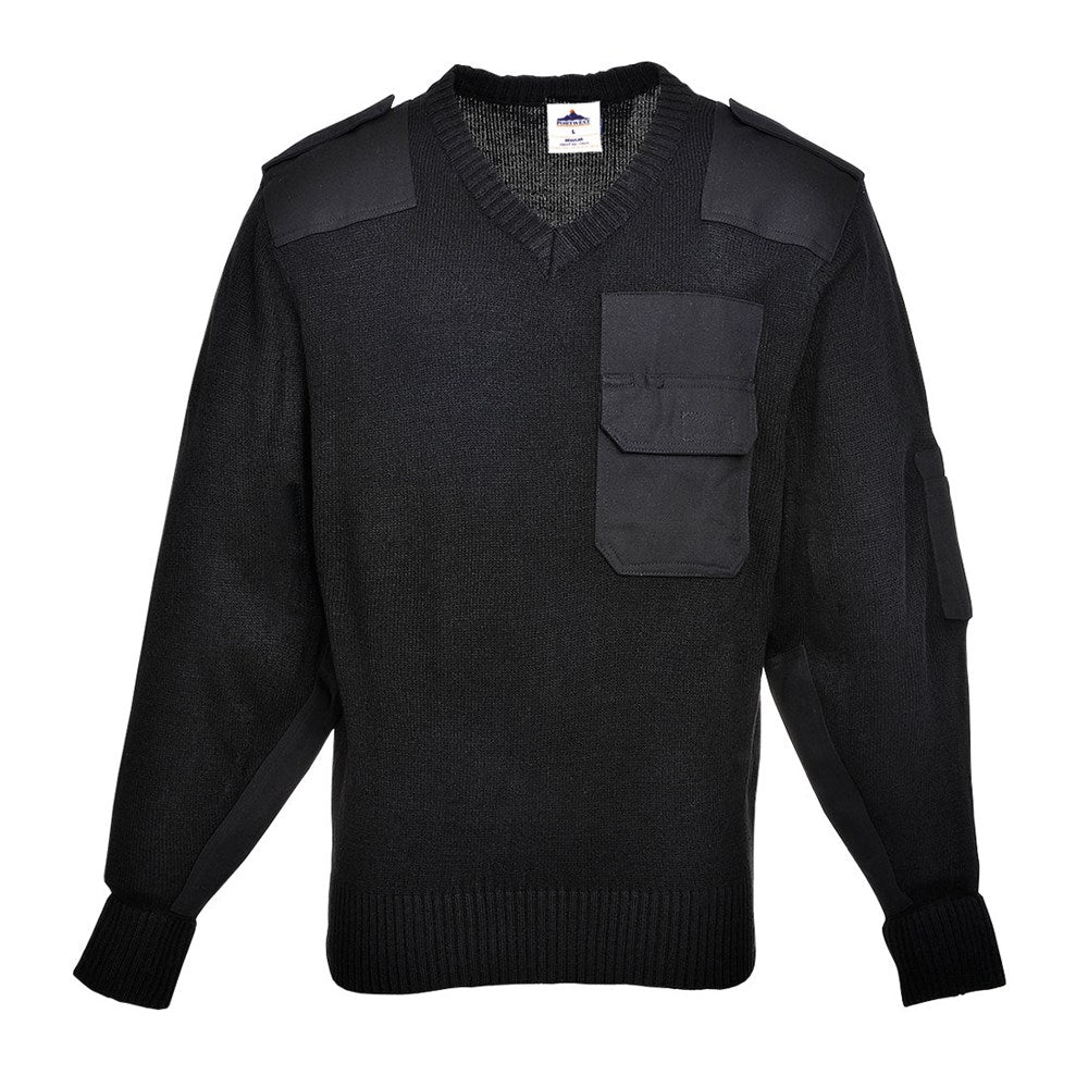 Portwest B310BKRXXXL -  sz 3XL Nato Sweater - Black