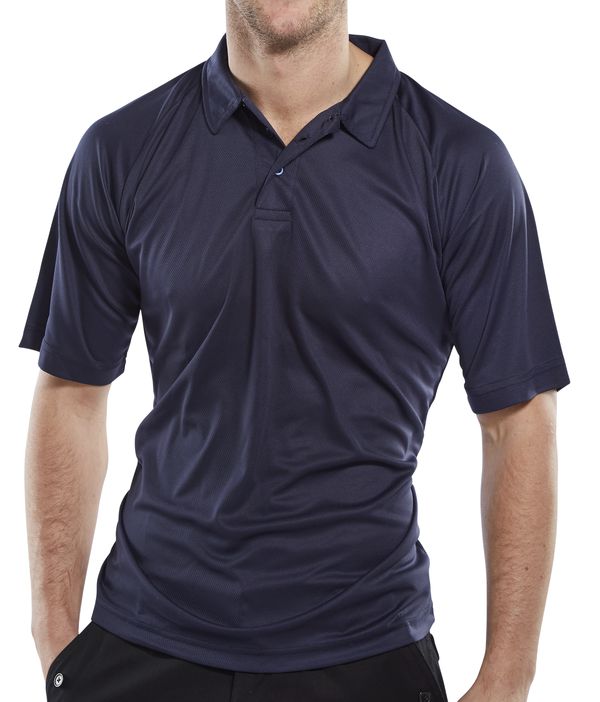 Click - B-COOL POLO SHIRT NAVY XL - Navy Blue