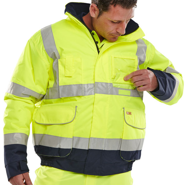 Beeswift - SPD208 SAT YEL NAV BOMBER XS -