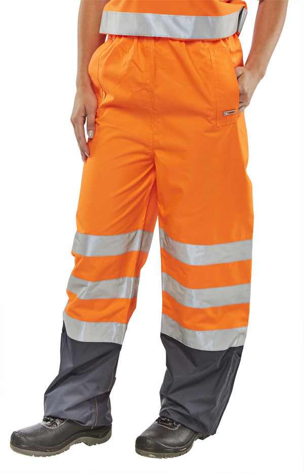 Beeswift - BELFRY TRS OR/N EN ISO 20471 XXXL - Orange / Navy