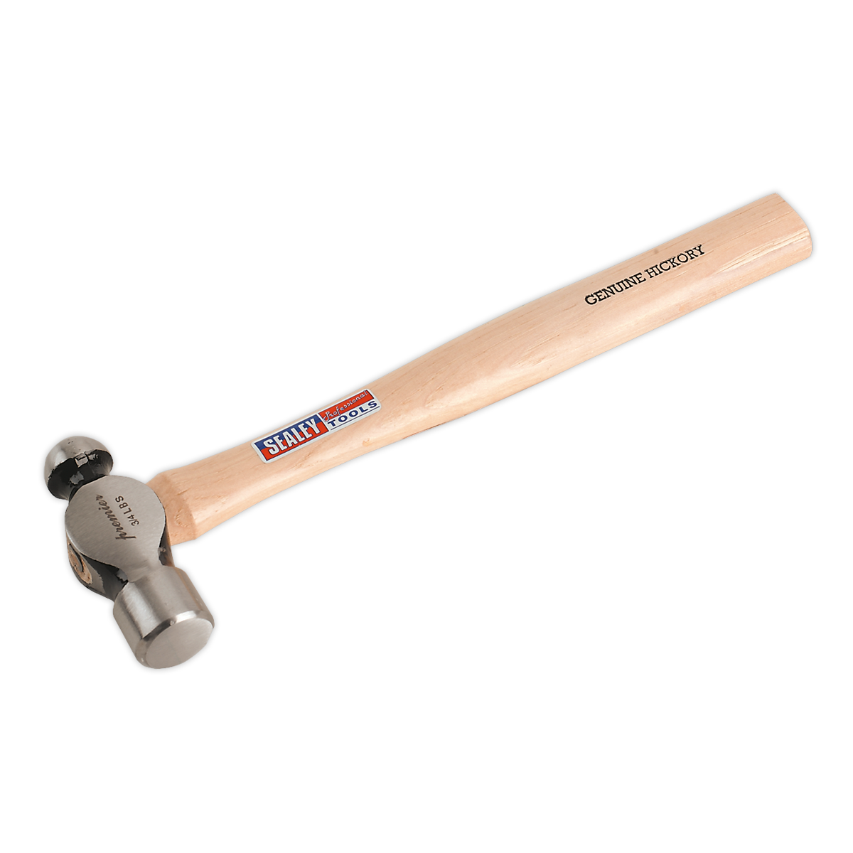 SEALEY - BPH12 Ball Pein Hammer 12oz Hickory Shaft