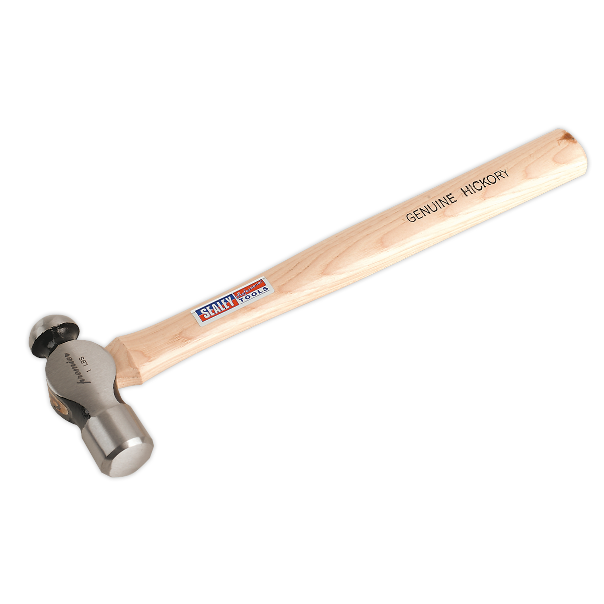 SEALEY - BPH16 Ball Pein Hammer 1lb Hickory Shaft