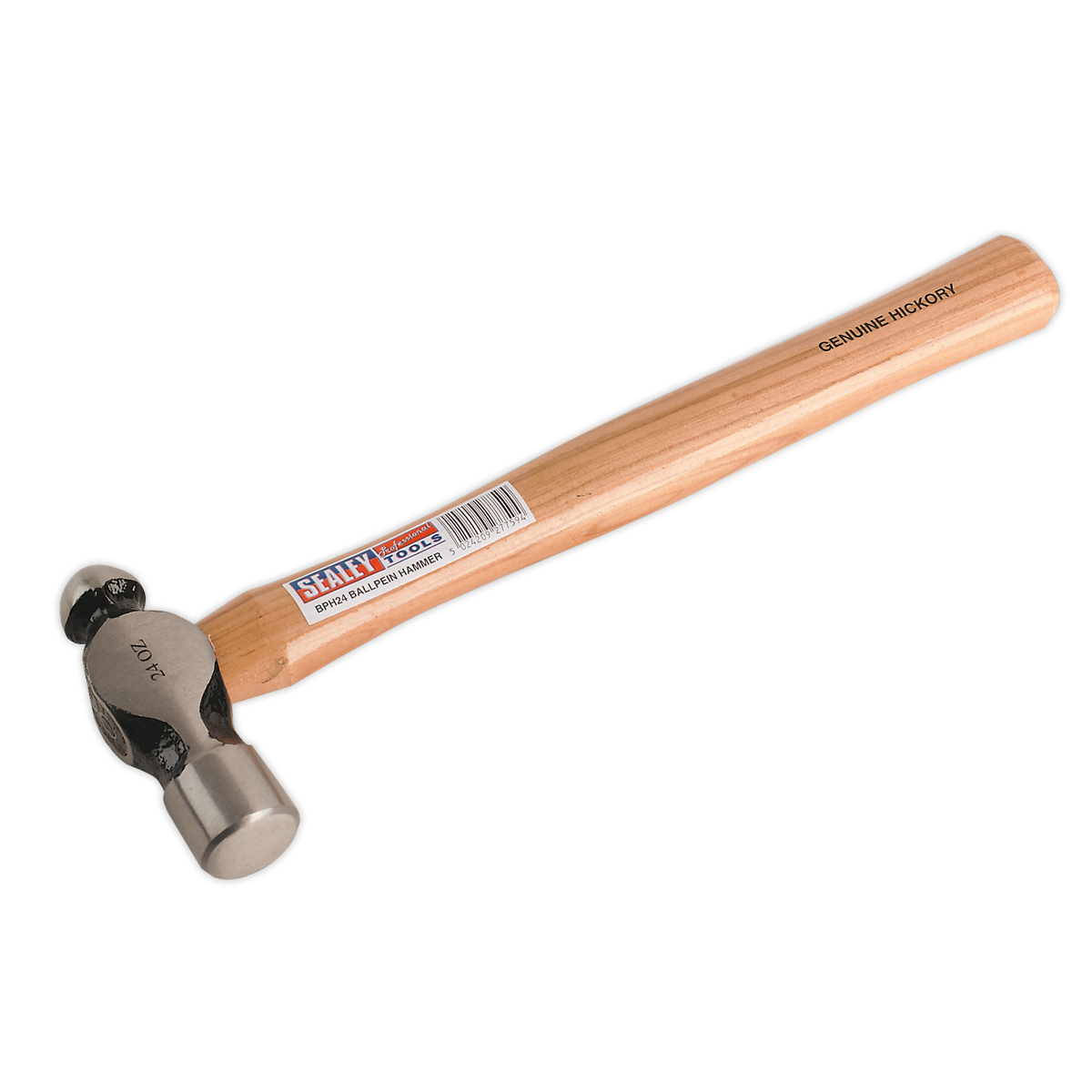 SEALEY - BPH24 Ball Pein Hammer 1.5lb Hickory Shaft