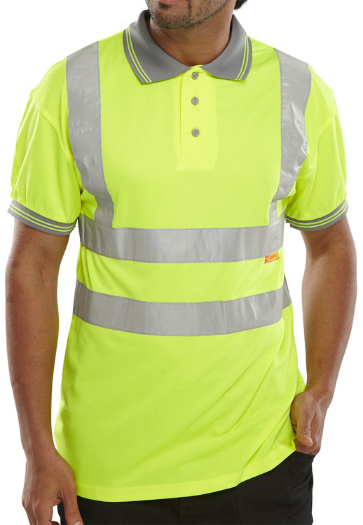 Beeswift - BSEEN EN ISO 20471 POLO SY S - Saturn Yellow