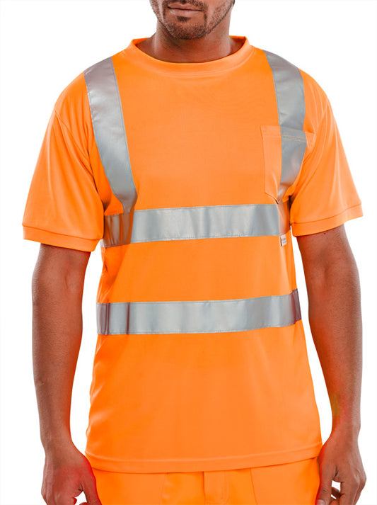 Beeswift - CREW NECK T-SHIRT ORANGE XL - Orange