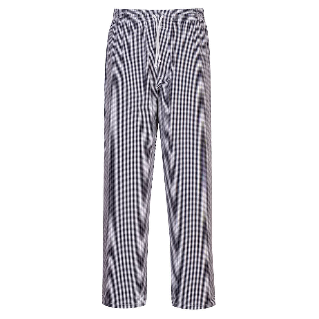 Portwest C079 - Check Sz M Tall Bromley Chefs Trousers Checked Checkered