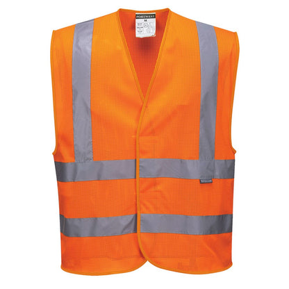 Portwest C370ORRL/XL -  sz L - XL MeshAir Band & Brace Vest - Orange