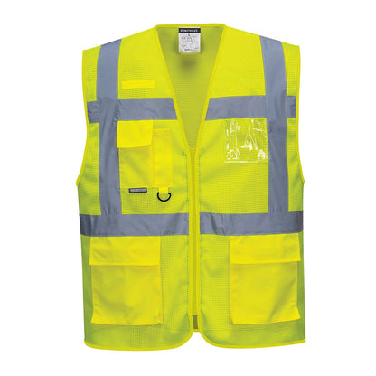 Portwest C376YERXL -  sz XL Athens MeshAir Executive Vest - Yellow