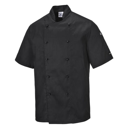 Portwest C734BKRXXL -  sz 2XL Kent Chefs Jacket - Black