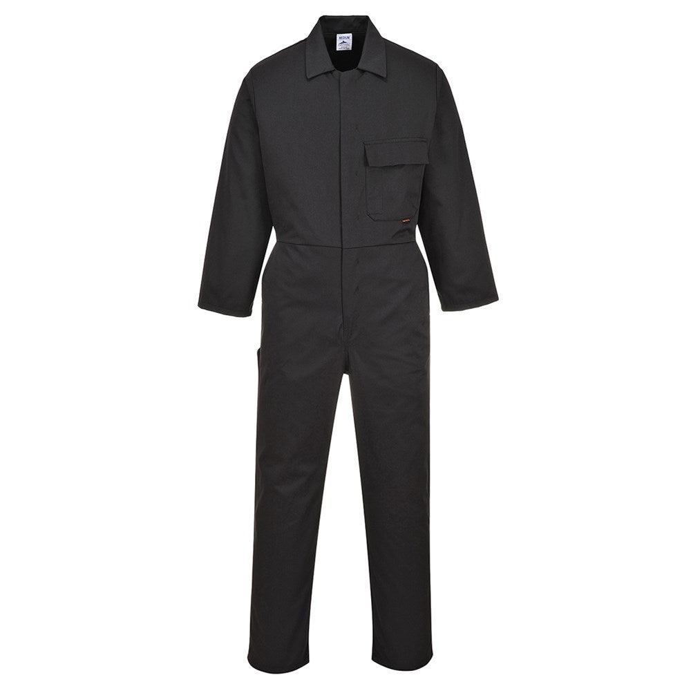 Portwest C802BKRXL -  sz XL Standard Coverall - Black