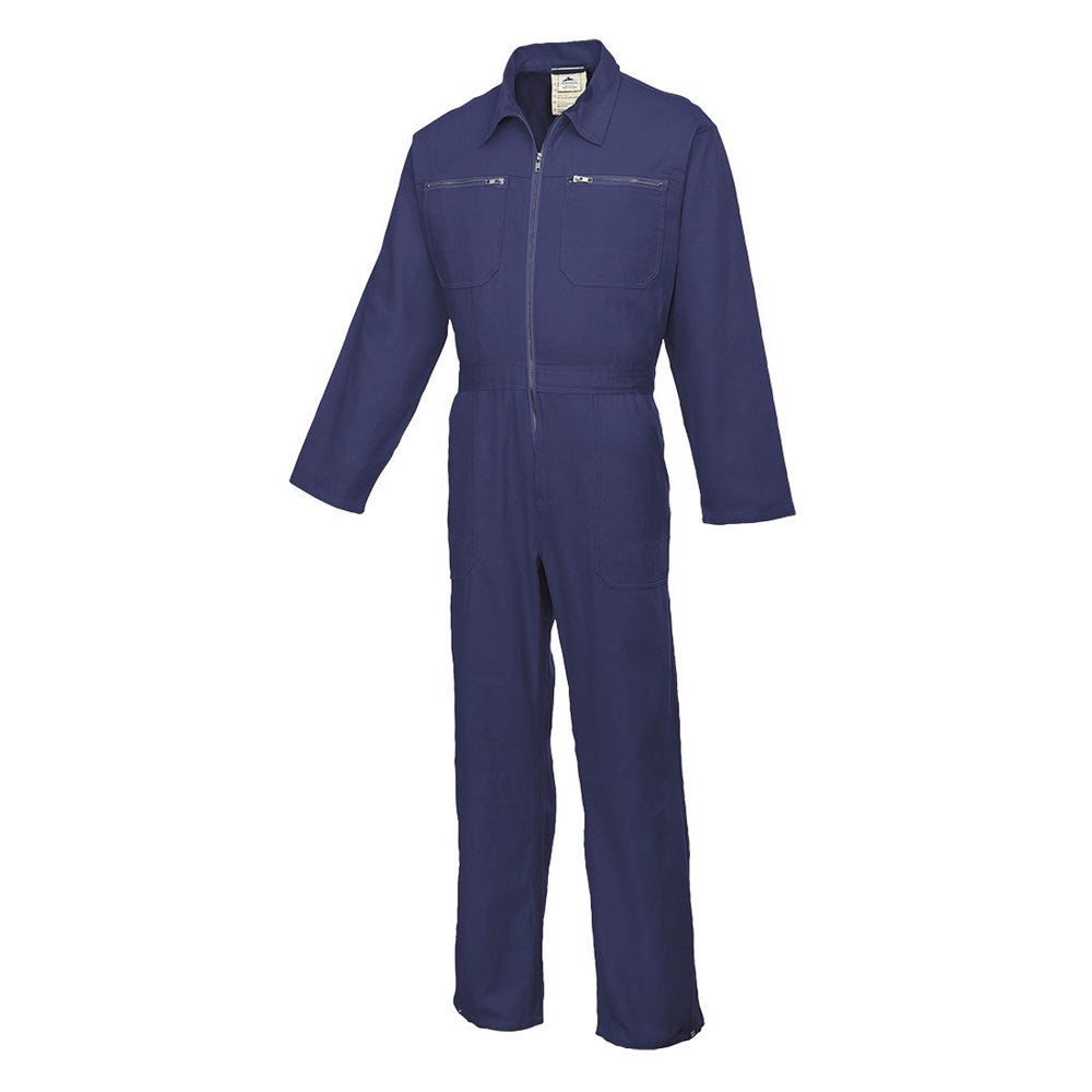 Portwest C811NARXL -  sz XL Cotton Boilersuit - Navy