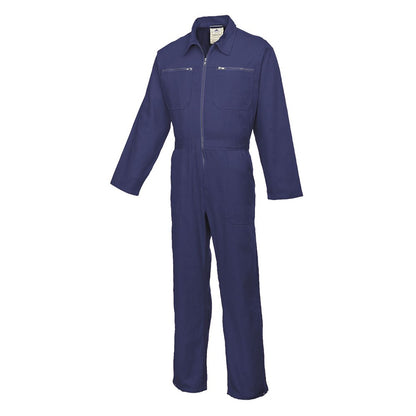 Portwest C811NARXL -  sz XL Cotton Boilersuit - Navy