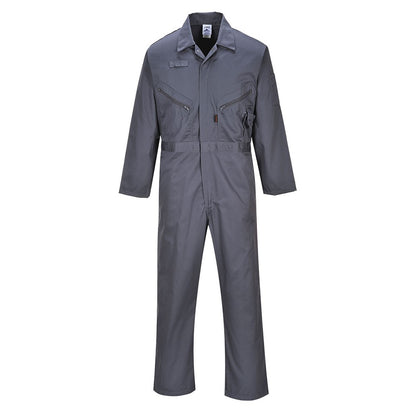 Portwest C813GGRS -  sz Long S Liverpool Zip Coverall - Graphite Grey