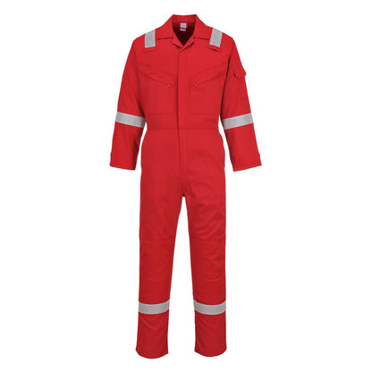 Portwest C814RERS -  sz Long S Iona Cotton Coverall - Red