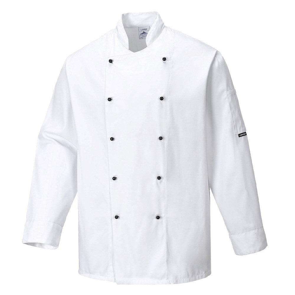 Portwest C834WHR4XL -  sz 4XL Somerset Chefs Jacket - White