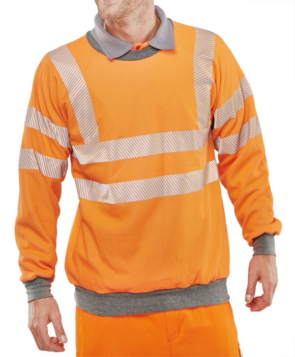 Click - ARC COMPLIANT GORT SWEATSHIRT OR SML - Orange