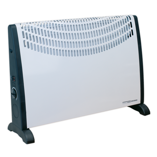 SEALEY - CD2005 Convector Heater 2000W/230V 3 Heat Settings Thermostat