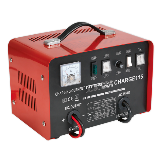 SEALEY - CHARGE115 Battery Charger 19Amp 12V/24V 230V