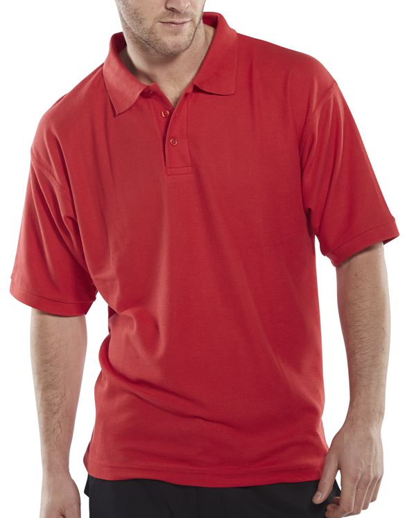 Click - CLICK PK SHIRT RED S - Red
