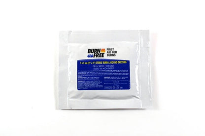 Click Medical STERILE BURN  AND WOUND DRESSING 5 x 5cm Cools, Soothes,Relieves Pain