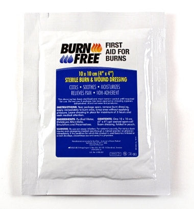 Click Medical STERILE BURN  AND WOUND DRESSING 10 x 40cm Cools, Soothes,Relieves Pain