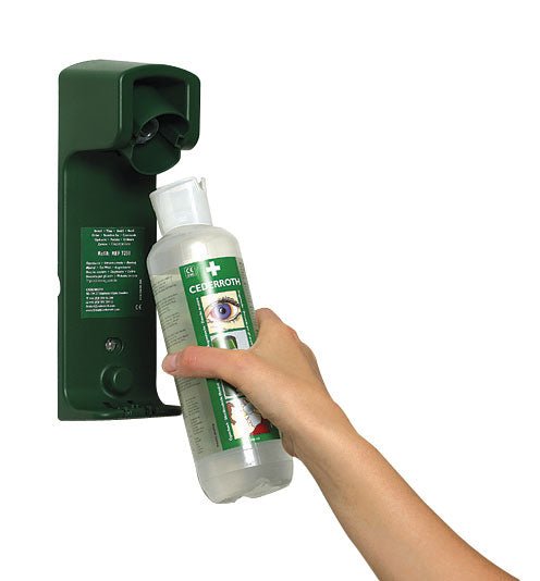 Click - CEDERROTH WALL BRACKET FOR 500ml CEDERROTH EYEWASH BOTTLE - Green