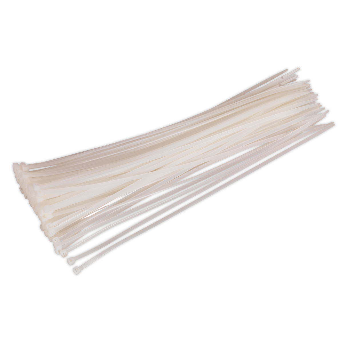 SEALEY - CT38048P100W Cable Tie 380 x 4.8mm White Pack of 100