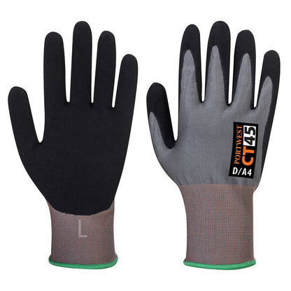 Portwest CT45G8RM -  sz M CT HR Nitrile Foam - Grey/Black