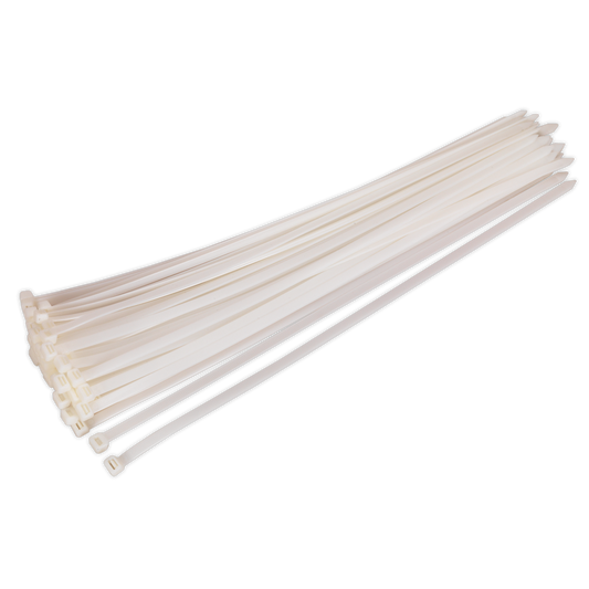 SEALEY - CT65012P50W Cable Tie 650 x 12mm White Pack of 50