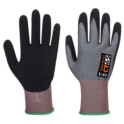 Portwest CT65G8RS -  sz S CT VHR Nitrile Foam - Grey/Black