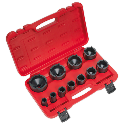 SEALEY - CV025 Ball Joint Socket Set 11pc 1/2"Sq Drive