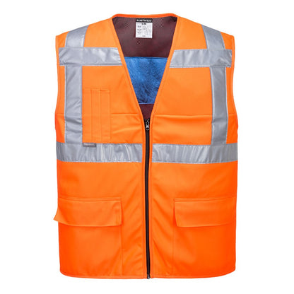 Portwest CV02ORRS/M -  sz S/M High Vis Cooling Vest - Orange