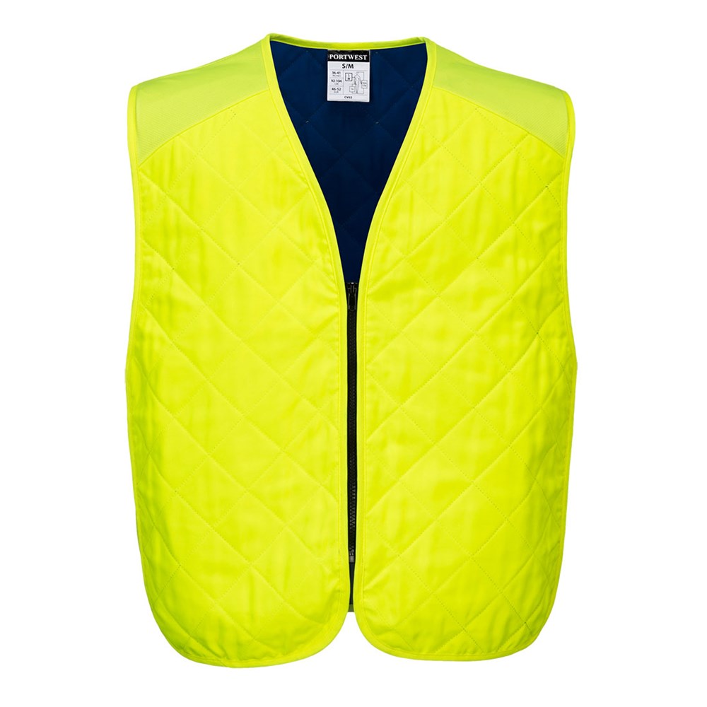Portwest CV09YERS/M -  sz S/M Cooling Evaporative Vest - Yellow
