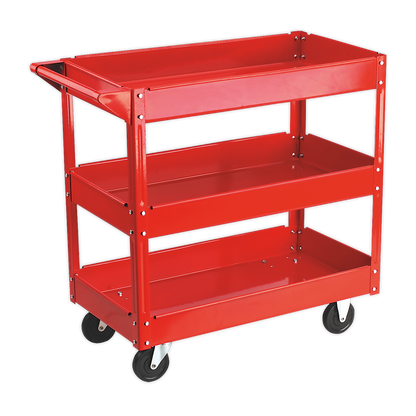 SEALEY - CX108 Workshop Trolley 3-Level Heavy-Duty