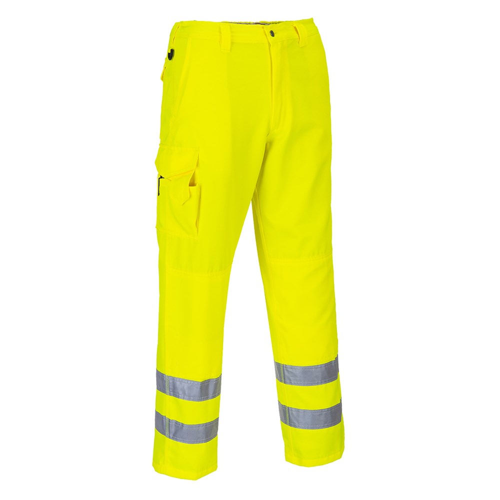 Portwest E046YERS -  sz S Hi-Vis Combat Trousers - Yellow