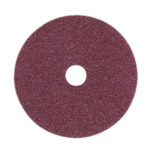 SEALEY - FBD10024 Sanding Disc Fibre Backed Ø100mm 24Grit Pack of 25