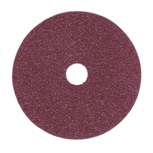 SEALEY - FBD11524 Sanding Disc Fibre Backed Ø115mm 24Grit Pack of 25