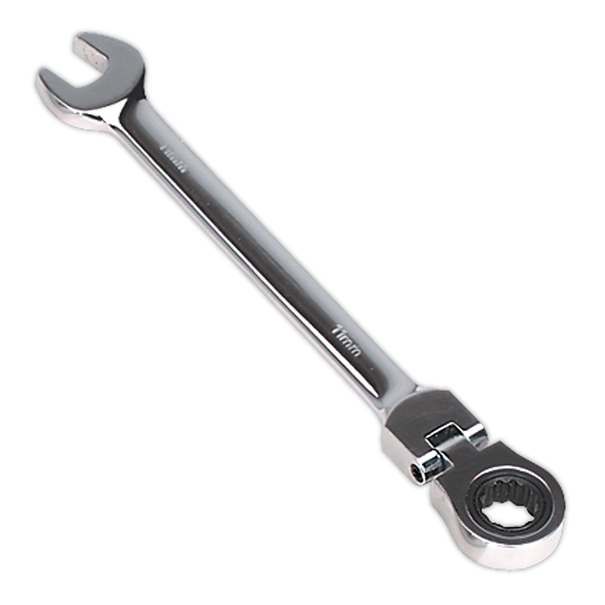 SEALEY - FHRCW11 Flexi-Head Ratchet Combination Spanner 11mm