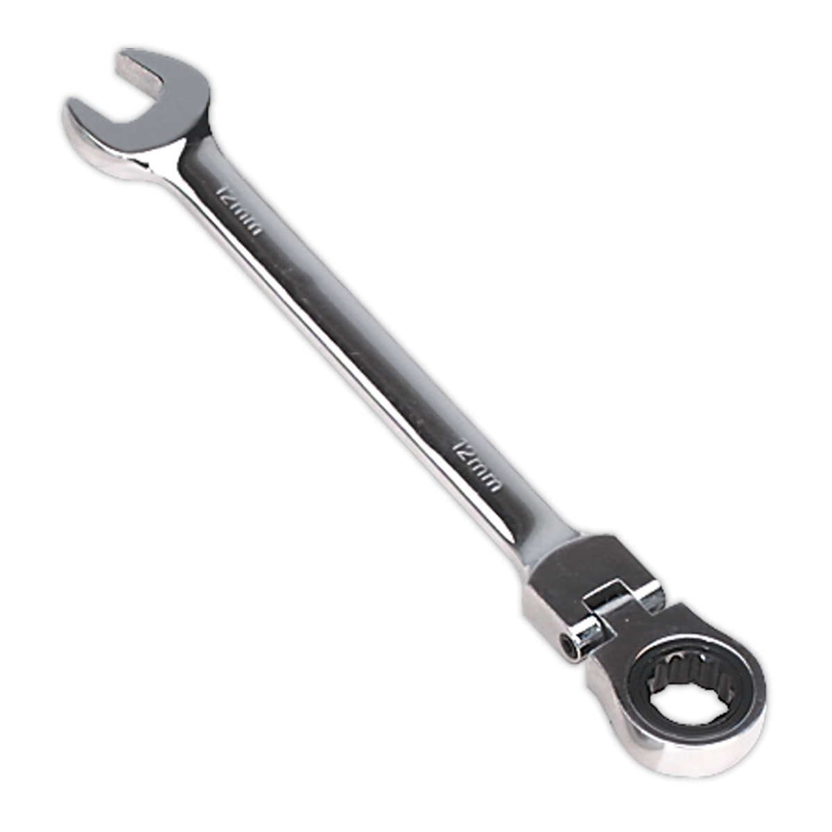 SEALEY - FHRCW12 Flexi-Head Ratchet Combination Spanner 12mm