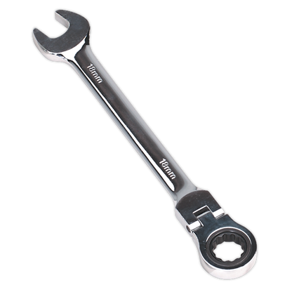 SEALEY - FHRCW18 Flexi-Head Ratchet Combination Spanner 18mm