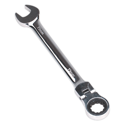 SEALEY - FHRCW19 Flexi-Head Ratchet Combination Spanner 19mm
