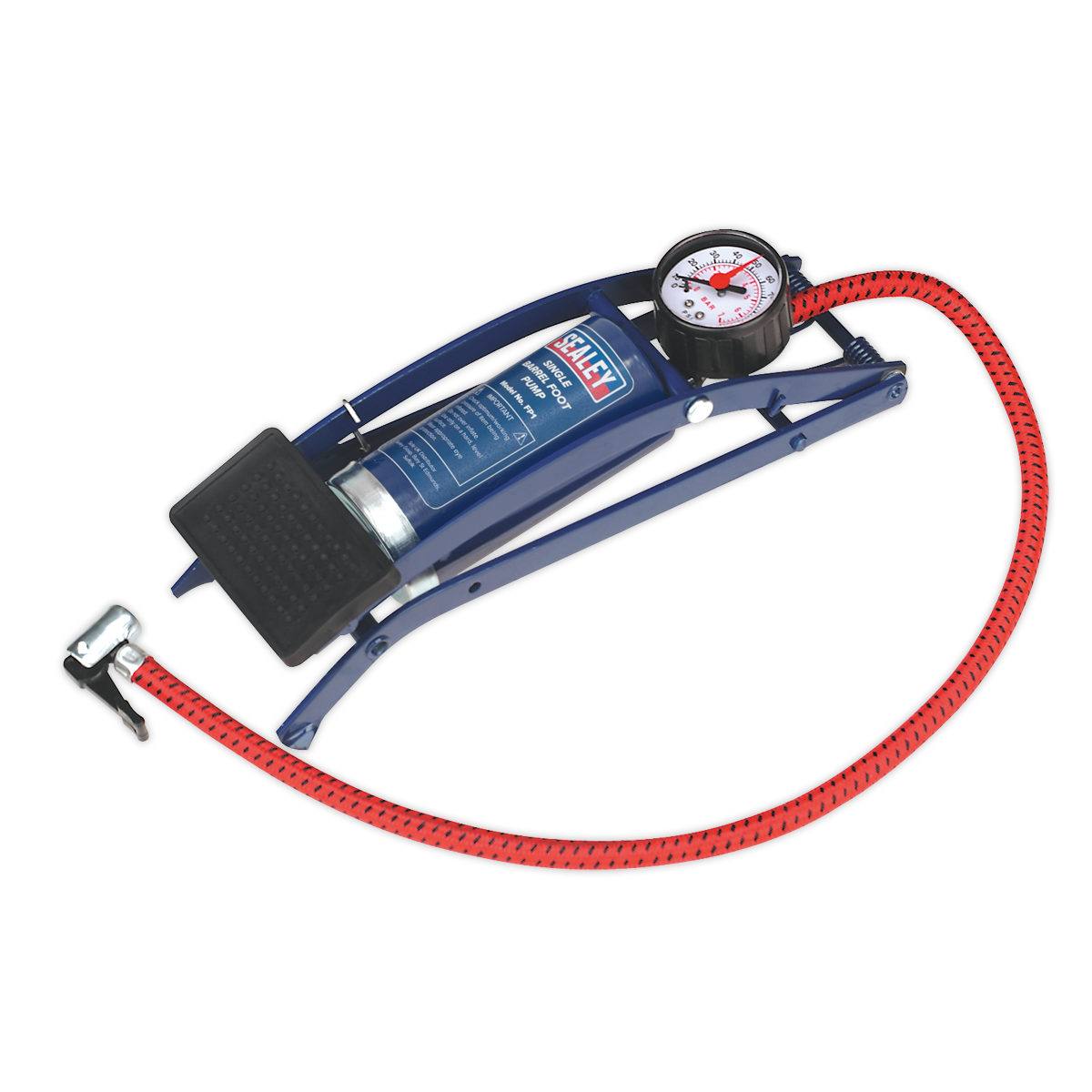 SEALEY - FP1 Foot Pump Single Barrel