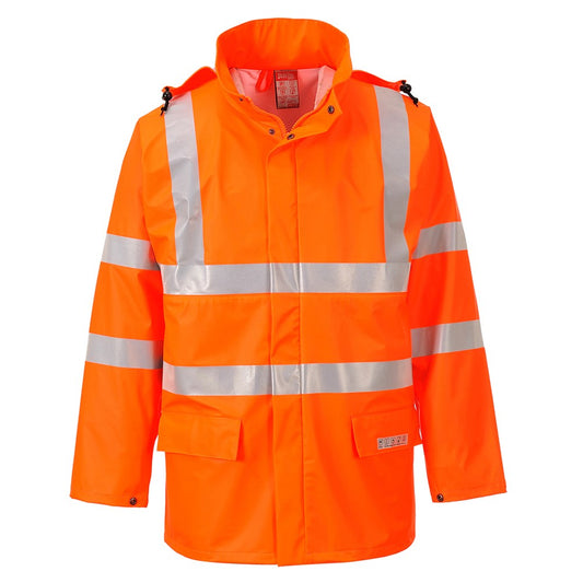 Portwest FR41ORRS -  sz S Sealtex Flame Hi-Vis Jacket - Orange