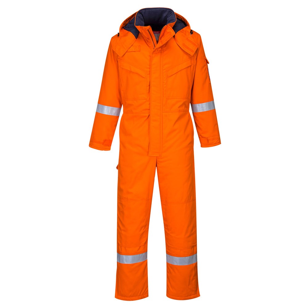 Portwest FR53ORRXXXL -  sz 3XL FR Anti-Static Winter Coverall - Orange
