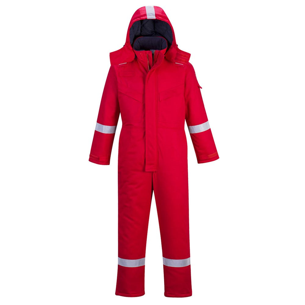 Portwest FR53RERXL -  sz XL FR Anti-Static Winter Coverall - Red