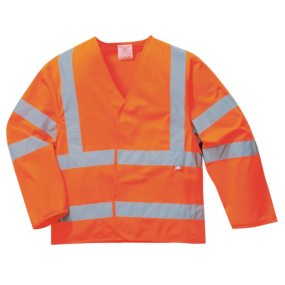 Portwest FR73ORRXX/3X -  sz 2XL - 3XL Hi-Vis Jacket Flame Resistant - Orange