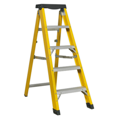 SEALEY - FSL5 Fibreglass Step Ladder 4-Tread EN 131