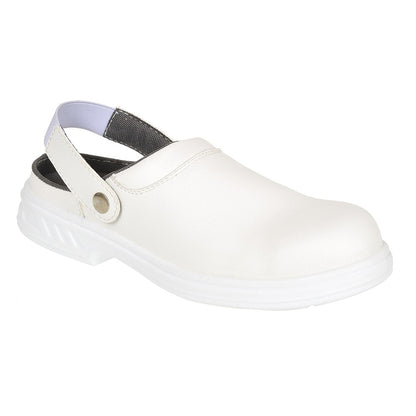 Portwest FW82WHR44 -  sz 44 Steelite Safety Clog SB AE WRU - White